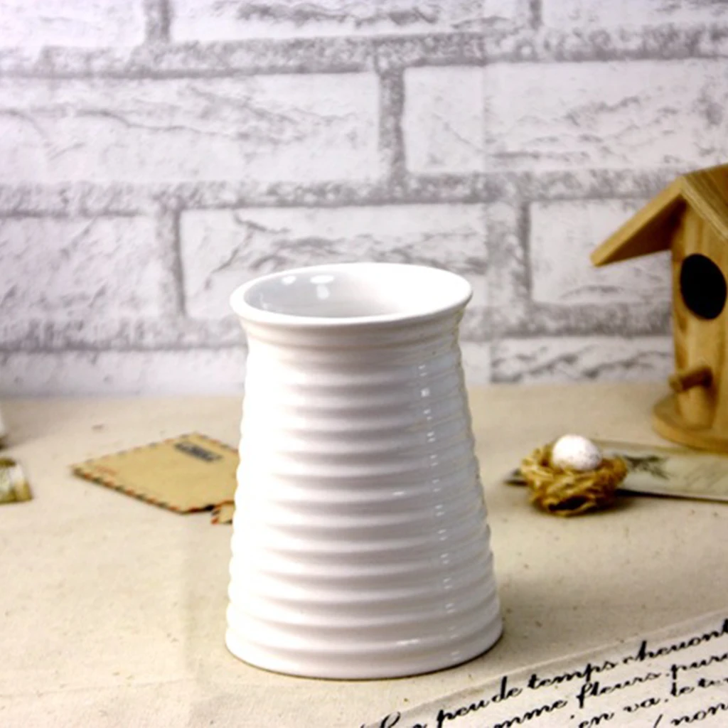 Фарфоровая винтажная Ваза сделай сам контейнер для посадки цветов Белый