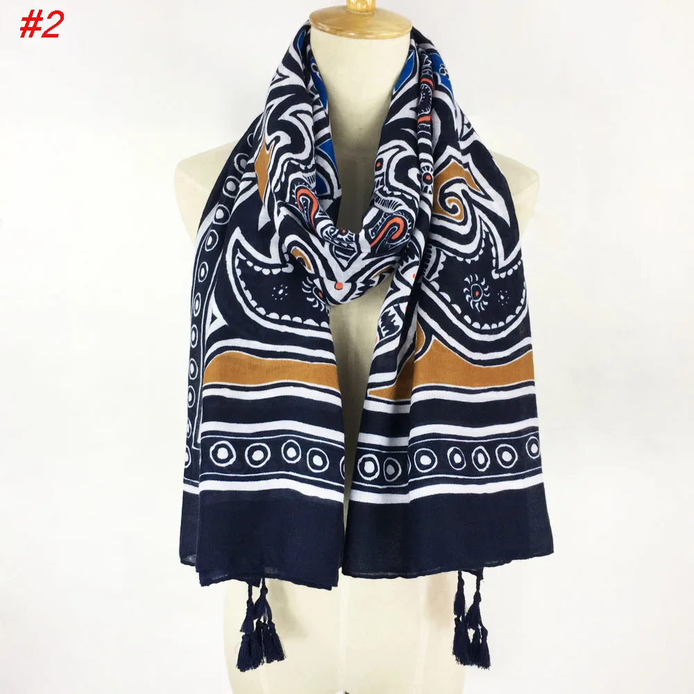 Лидер продаж очень красивый дизайн с принтом хиджаб шаль высококачественный