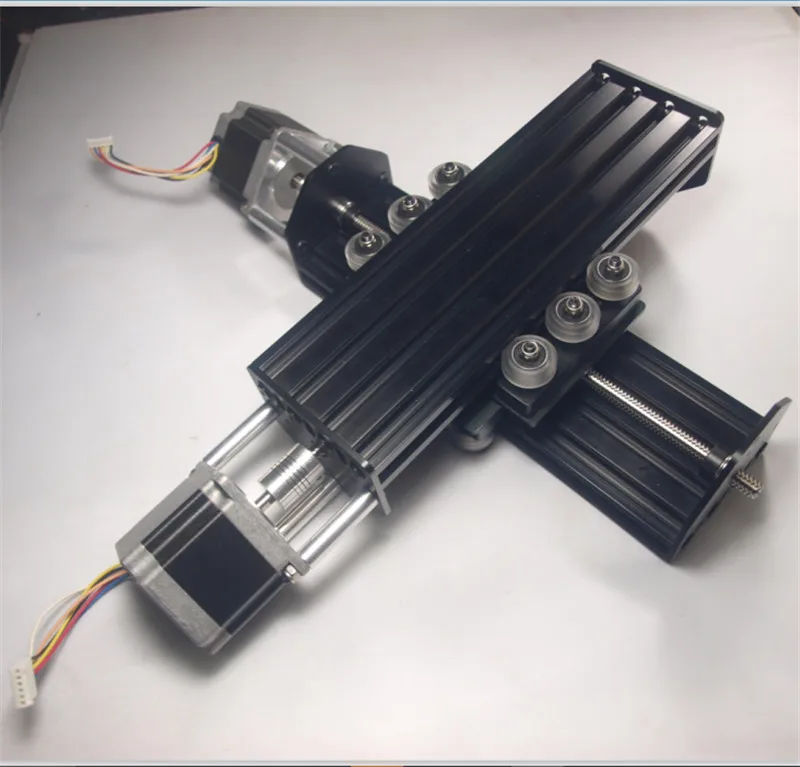 DIY V-Slot Nema 23 Lead Screw Driven Actuators and Simple X/Y Table System kit 250mm 2080 v-slot profile | Компьютеры и офис