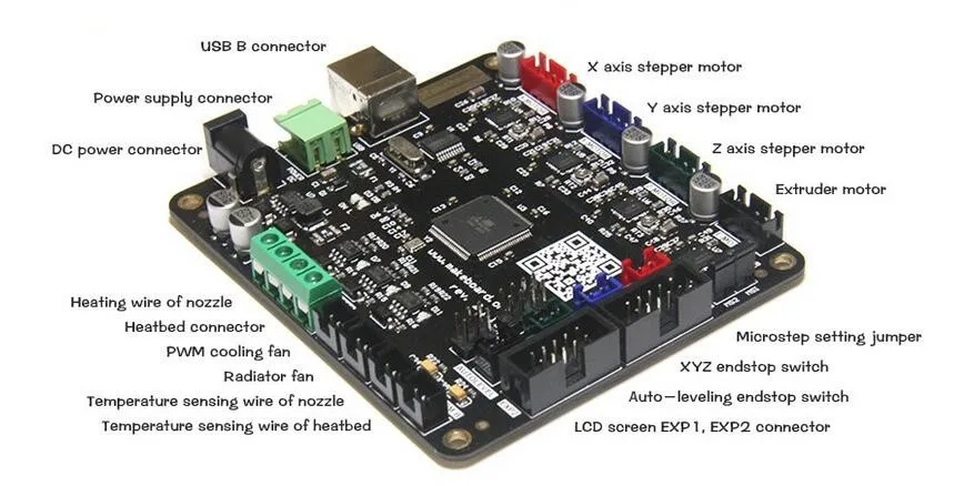 Micromake 3d Принтер шкив версия линейная направляющая DIY комплект Kossel Delta автоматическое выравнивание большой размер печати 3D металлический принтер