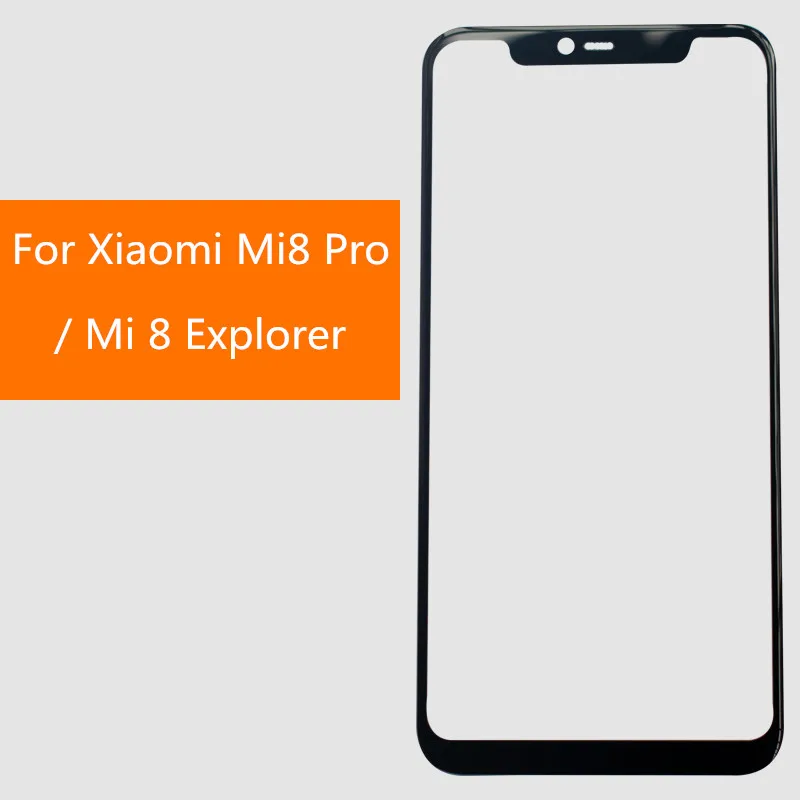 Mi8 Pro Сенсорный экран для Xiaomi Mi 8 Pro/Mi8 Explorer Передняя стеклянная крышка ЖК дисплей