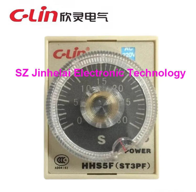 

100%New and original HHS5F1(ST3PFT1) C-Lin Power off time delay AC220V DC24V, 5s/10s/30s/60s/120s/180s