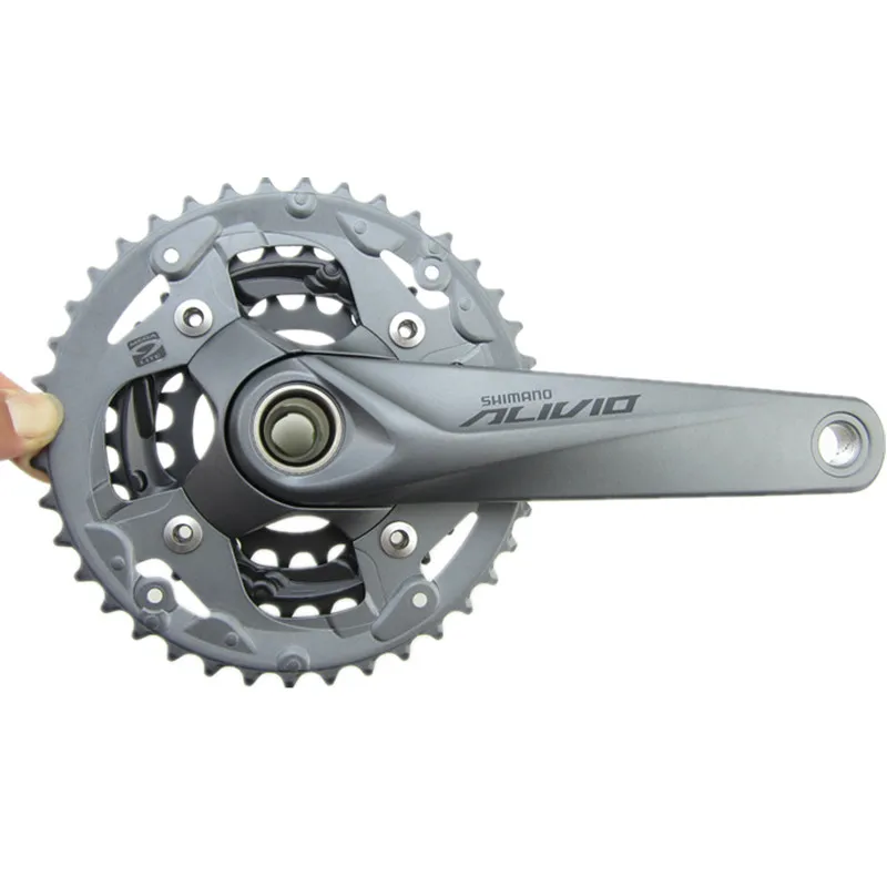 Оригинальный SHIMANO ALIVIO FC M4050 Звездочка 9/27 скоростной горный велосипед полые ОДНА