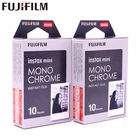 Оригинальная моно-хромированная фотобумага Fujifilm Instax Mini, 10 листов, фотобумага для Instax Mini 8, 7s, 25, 50s, 90, 9 цветов, Фотокамера