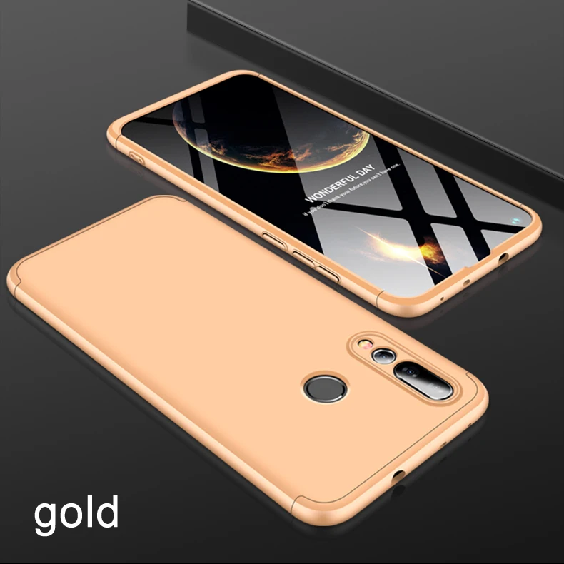 gold 360 чехол для huawei Honor 10i Honor 10 Lite 10i чехол Роскошный армированный Жесткий Бампер защитный чехол - Цвет: gold
