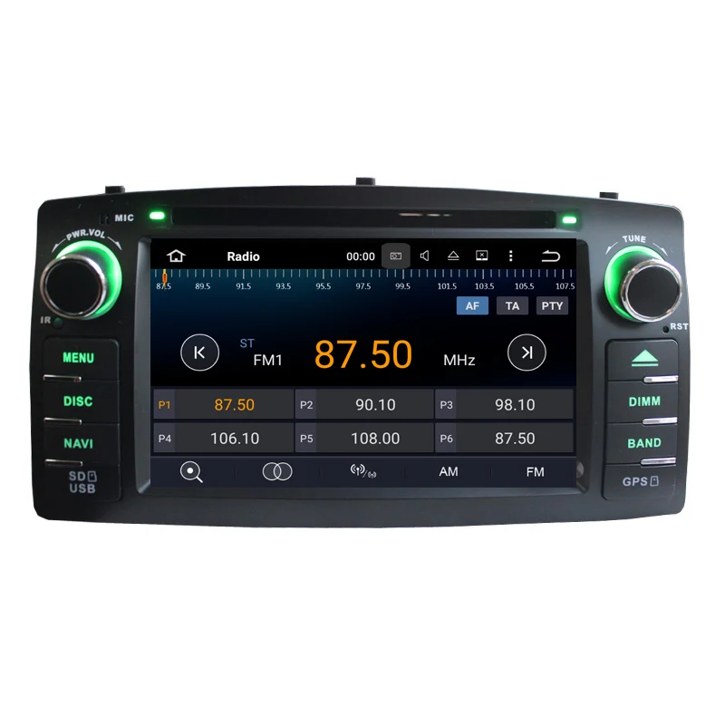 Автомобильный DVD плеер с GPS навигацией Android 7 1 6 2 дюйма для BYD F3 2003 2004 2005 2006 Bluetooth RDS