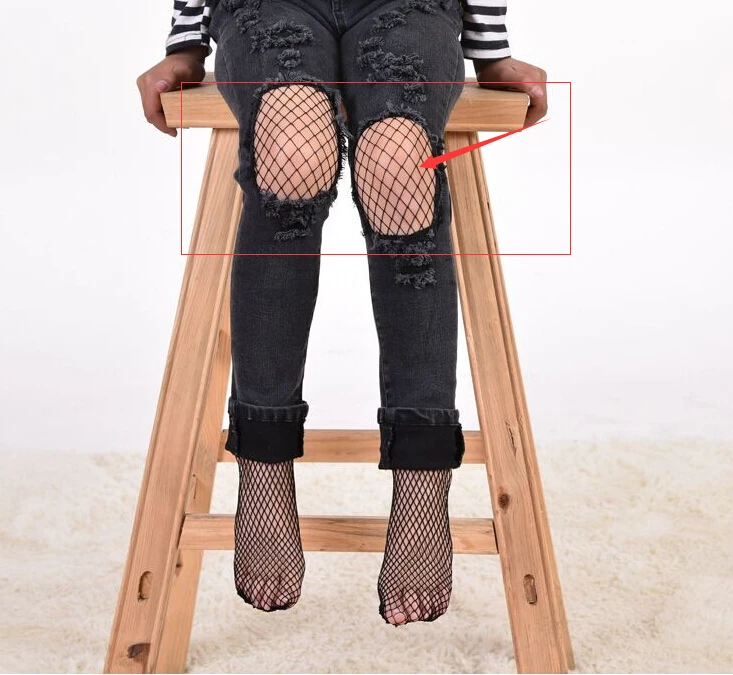 Medium Fishnet Модные детские колготки в сеточку для девочек 3 размера, сетчатые колготки в сеточку, кружевные чулки для девочек 1 предмет, для детей возрастом от 5 лет - Цвет: Medium Fishnet