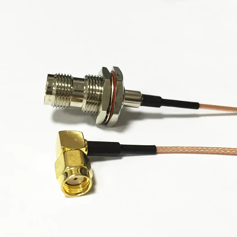 WIFI router cable RP SMA male RA switch TNC female bulkhead RF coxa adapter RG178 15cm | Мобильные телефоны и аксессуары