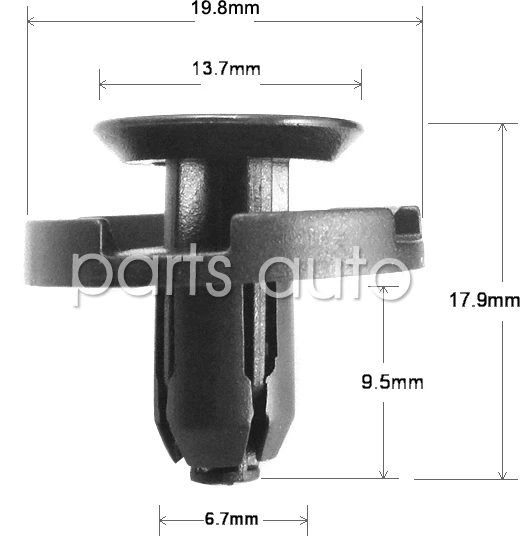 

For Toyota Fender Splash Shield Push-Type Quality Retainer Clips 90467-07164