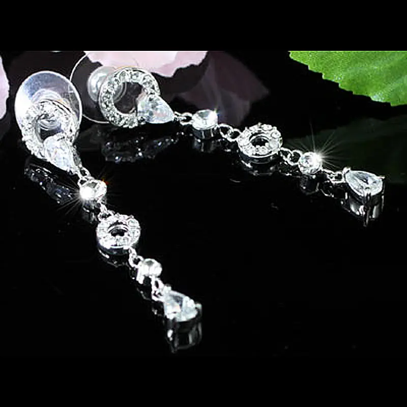 Серьги Подвески с павлином и звездой из фианита серьги камнем CSE288|peacock star|cubic zirconia