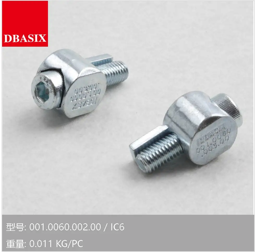 DBASIX Aluminium Profile Accessories IC6 I-Connector for Slot 6 Right Angle Connector | Строительство и ремонт