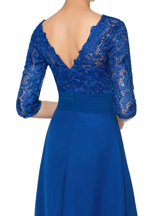 Кружевные платья для матери невесты до колен с рукавом локтя свадебные вечерние