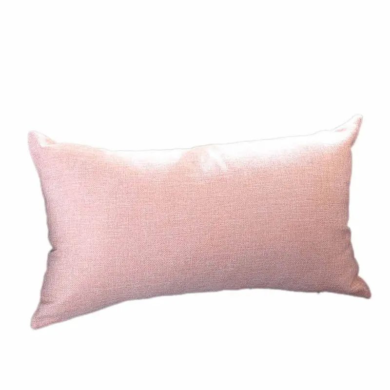Cushion cover Чехол для подушки Чехол 30*50 Прямоугольник Наволочка на подушку шелковая Подушка Чехол L4 - Цвет: Cushion cover