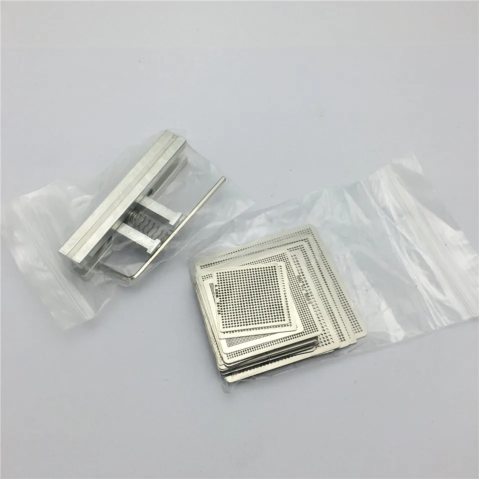 27 шт. BGA непосредственно рециркуляция тепла Универсальный трафарет шаблон +