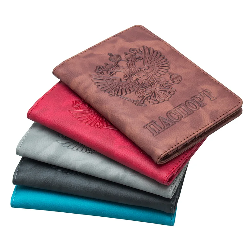 Новинка 2019 Винтажный чехол для паспорта в русском стиле женщин и мужчин из