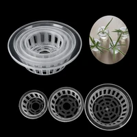 20pcs plastic mesh pots net cloning basket hydroponic aquarium insert plants growth flower pot tray garden supplies
