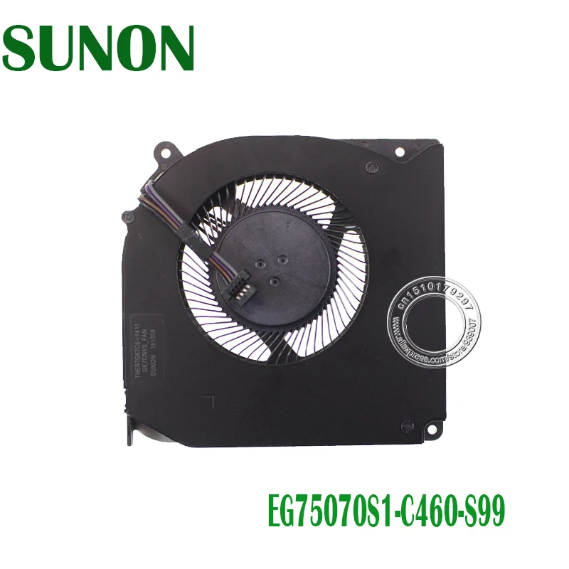 Новый вентилятор охлаждения процессора EG75070S1 C460 S99 DC5V 2 50 W для MECHREVO X8Ti Plus|Кулеры и