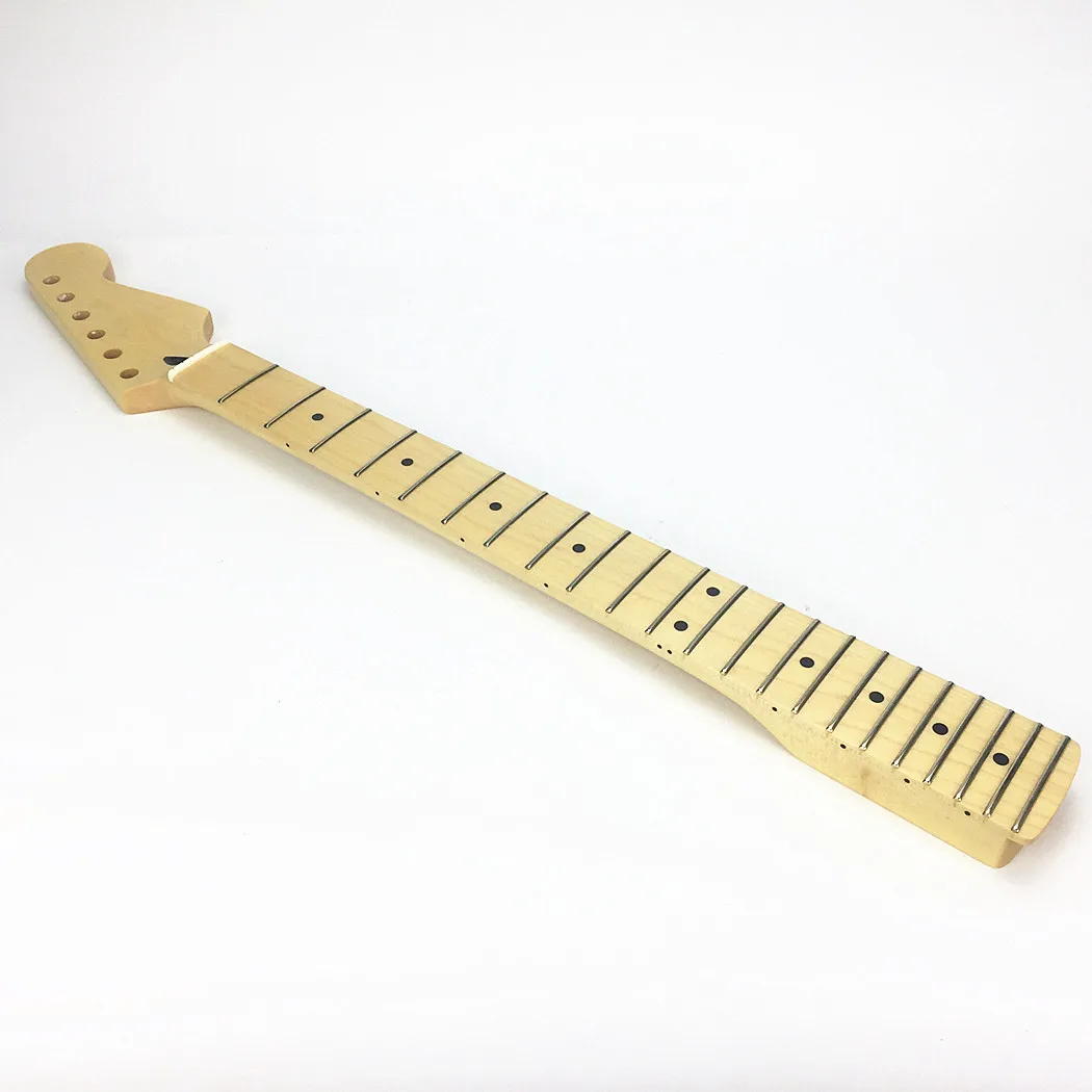 Качество FLEOR 22 лада канадский клен гитара Шея 12 &quotРадиус гриф матовый сатин для FD