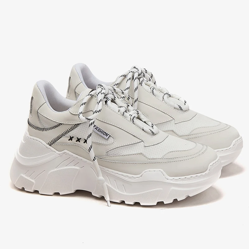 IGU/женские кроссовки; дышащая Летняя обувь из натуральной кожи; tenis feminino Caminhada; удобные Брендовые женские кроссовки для дам