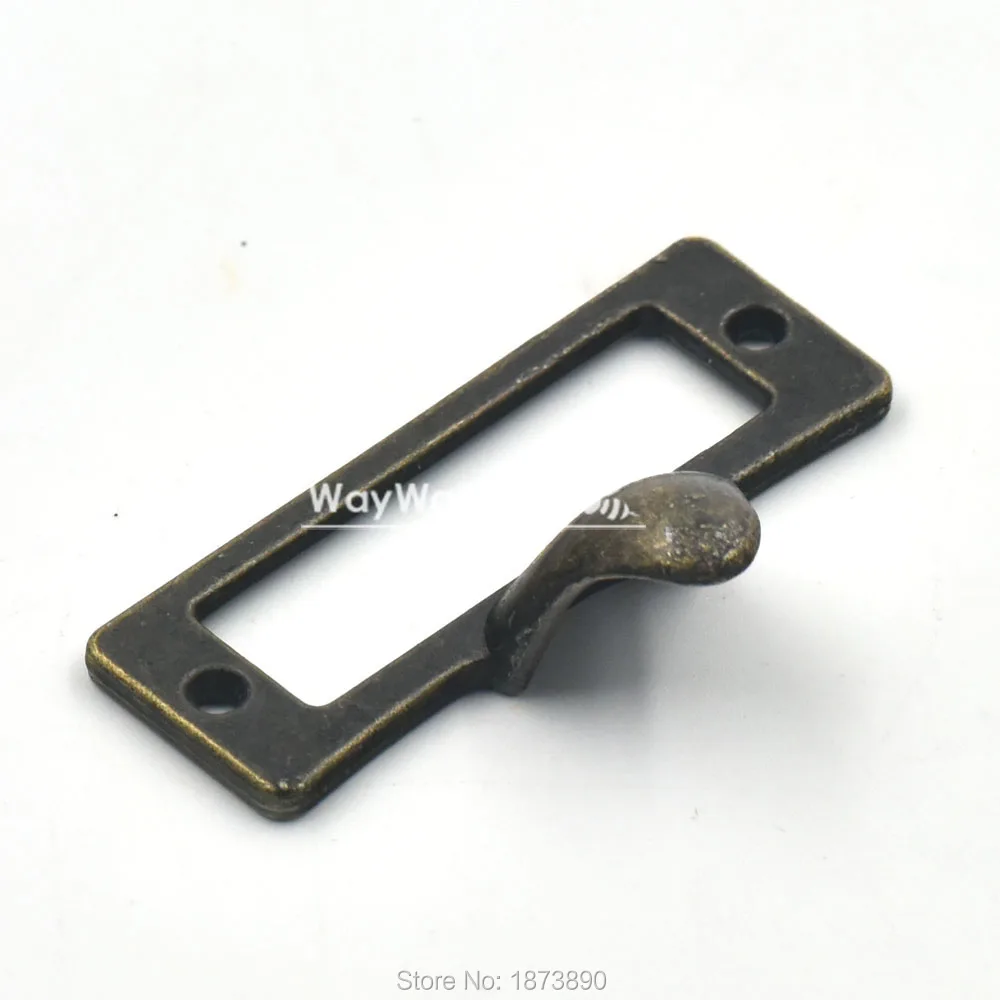 10 шт. домашний шкаф рамка ручка ярлык ящика тег Pull файл имя держатель карты с