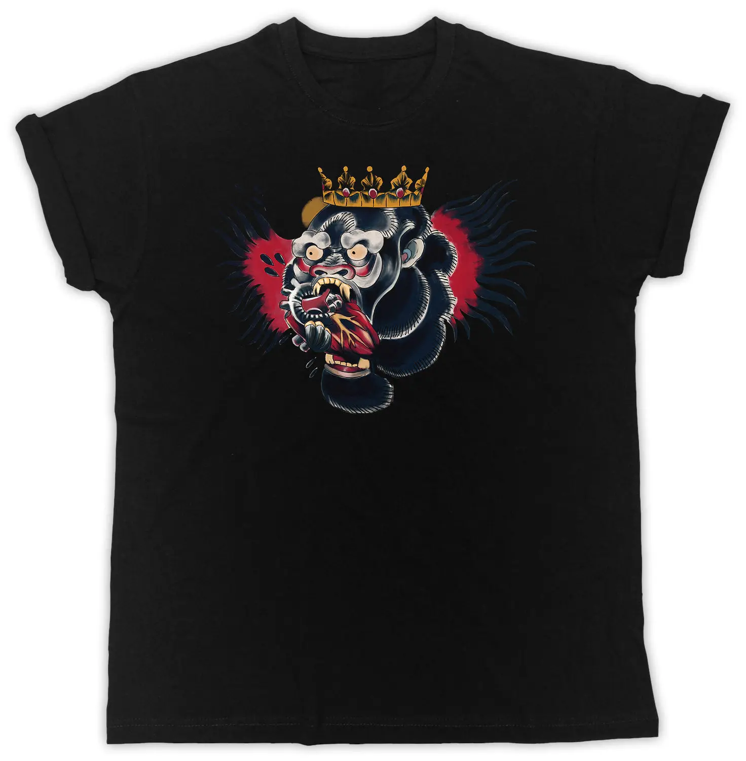 Конор Макгрегор Татуировки Корона Прохладный с коротким рукавом унисекс черная