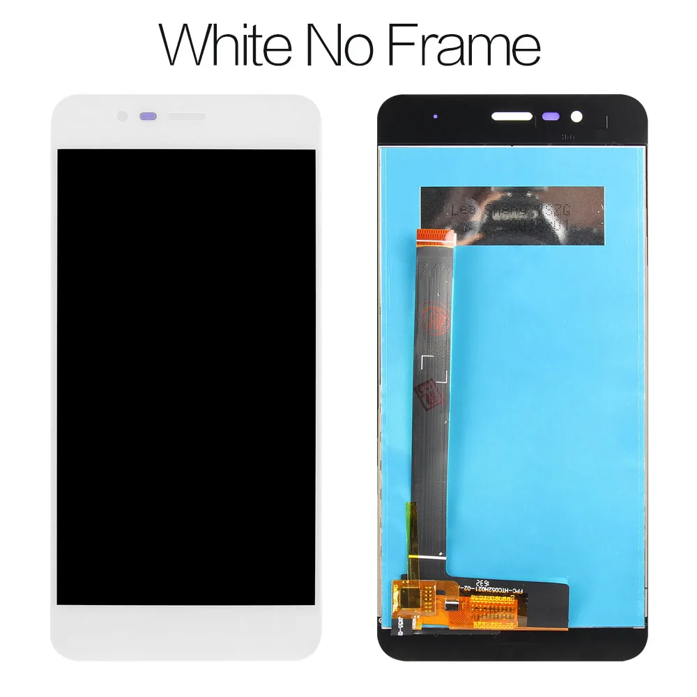 White No Frame ЖК-дисплей сенсорный экран 5,2 ''для Asus Zenfone 3 Max ZC520TL X008D ЖК-экран дигитайзер стеклянная сенсорная сборка/рамка 1920*1080 - Цвет: White No Frame