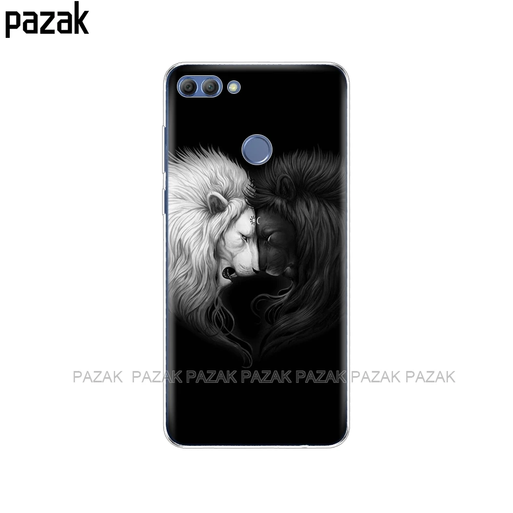 52252 Чехол для huawei P Smart чехол Enjoy 7S Мягкий ТПУ силиконовый чехол-накладка для huawei P Smart Coqa чехол с принтом - Цвет: 52252