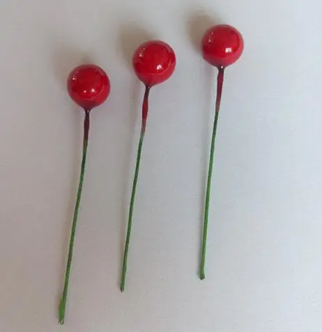 Новинка 100 шт. в упаковке Мини искусственные фрукты маленькие ягоды