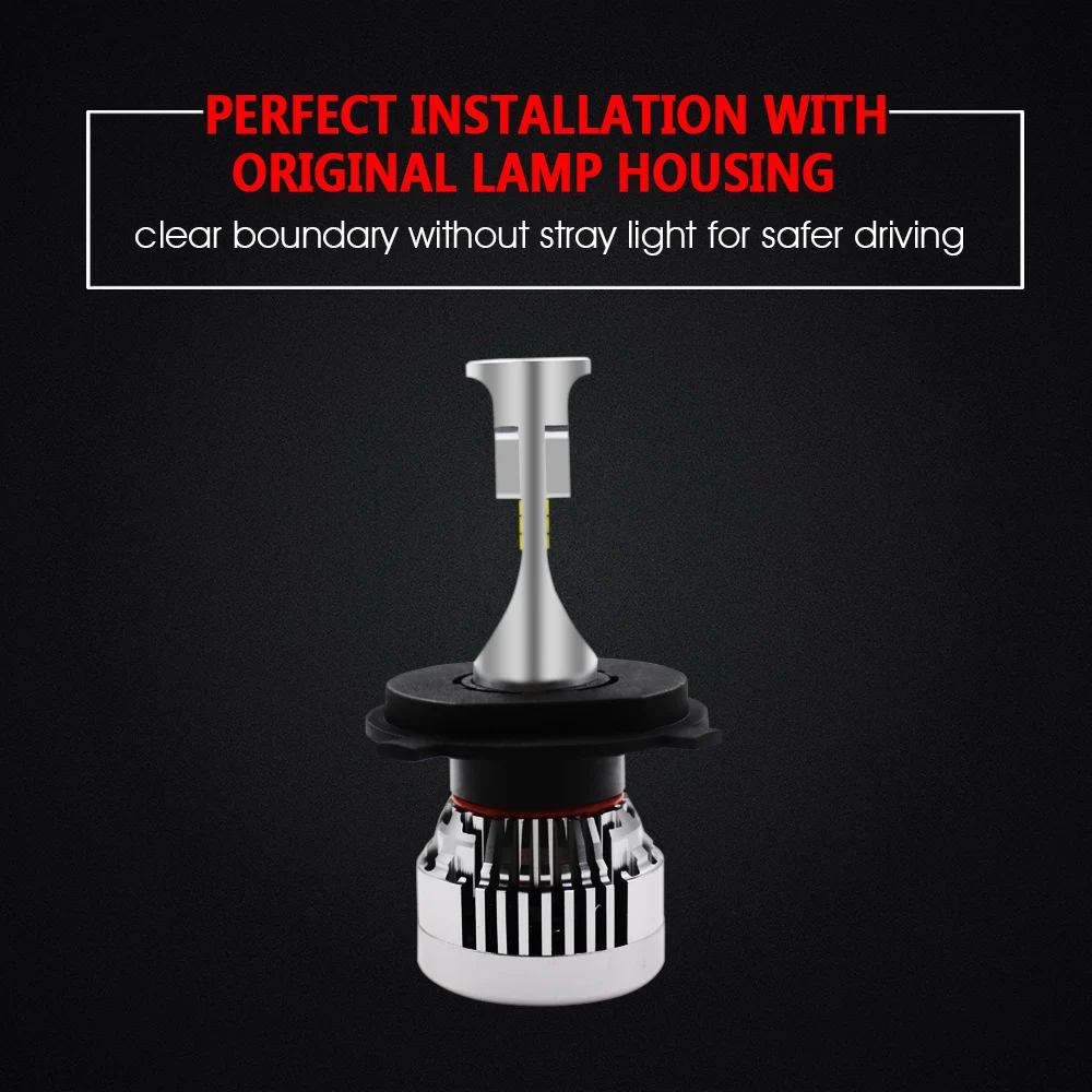 55W H7 Canbus led Free Error H4 Hi/L LED Car Headlight Bulb Kits 9012 canbus 9006 for Lamps H8 H11 Warning Canceller | Автомобили и