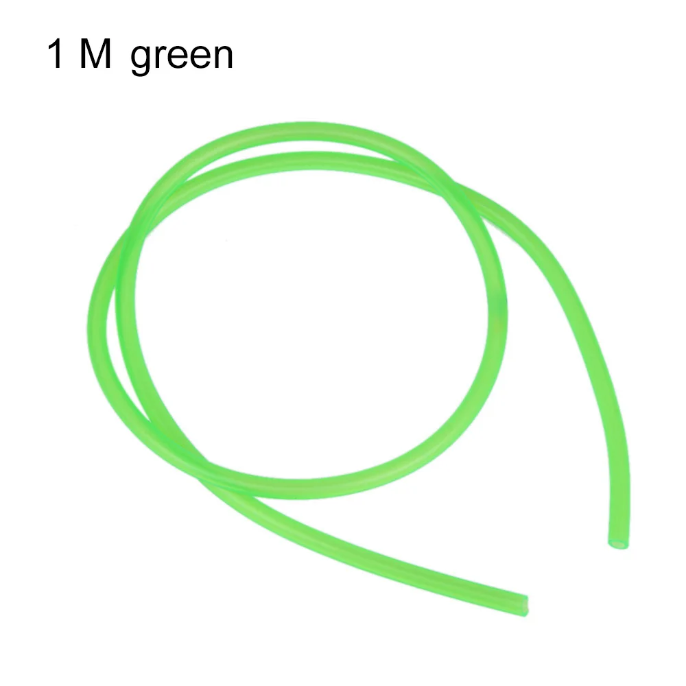 Green 1 м 6, шесть цветов, для мотоцикла, для мотоцикла, для мазута, шланг для дозирования, бензиновая труба 5 мм/8 мм, аксессуары для мотоциклов, запчасти - Color: Green