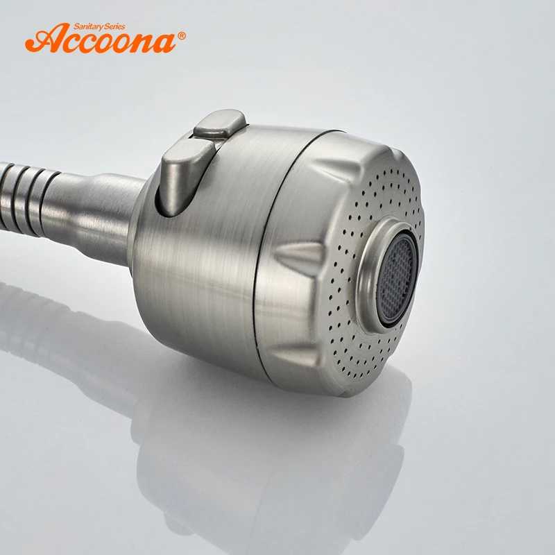 Кухонный Смеситель Accoona из нержавеющей стали 304 смесители для раковины настенный