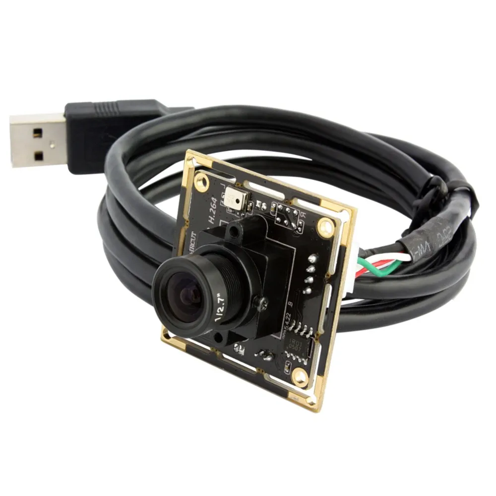 

720P 1.0 megapixel HD OV9712 CMOS mini usb cable camera module, board cameras usb with standard 3.6mm lens