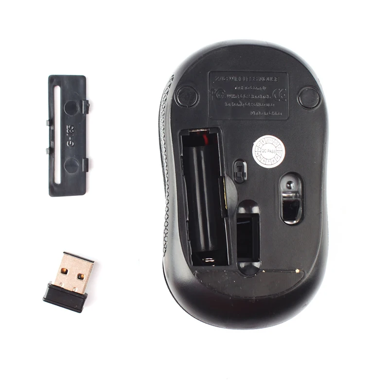 Популярная Мини-игровая беспроводная мышь Gamer 1200 DPI Mause мыши 2 4 ГГц оптическая с