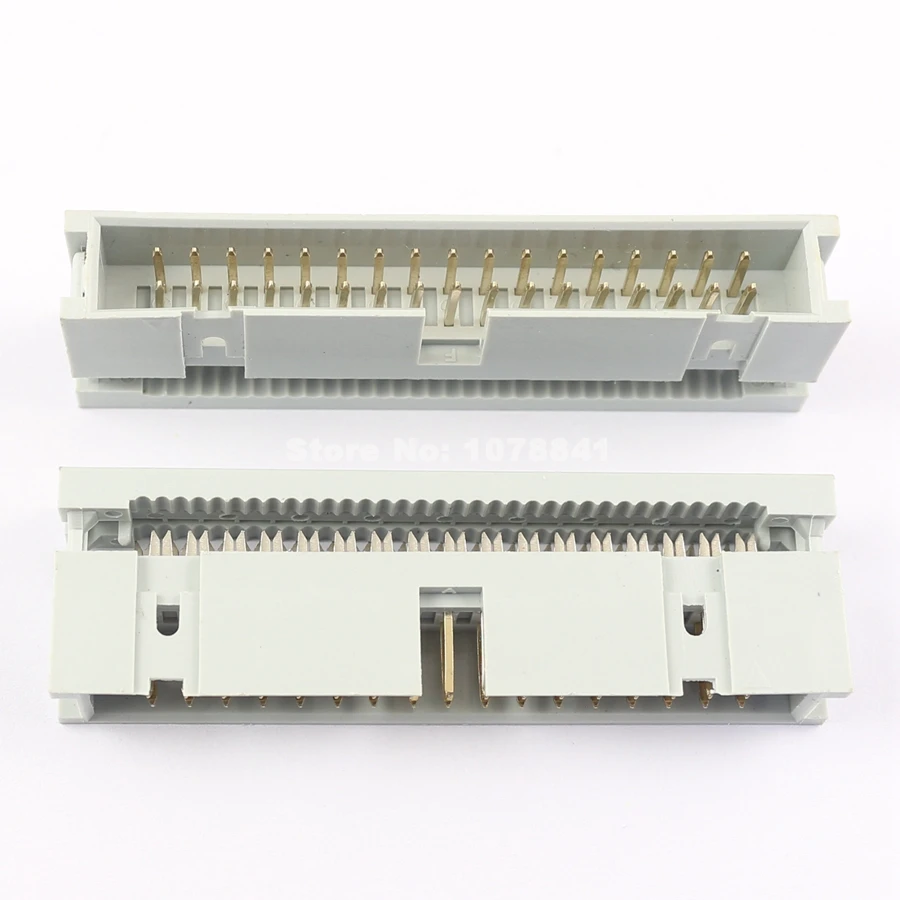 10 шт. 2 54 мм Шаг 2x17Pin 34 Pin типа папа прямой IDC заголовка коробки Кабельный