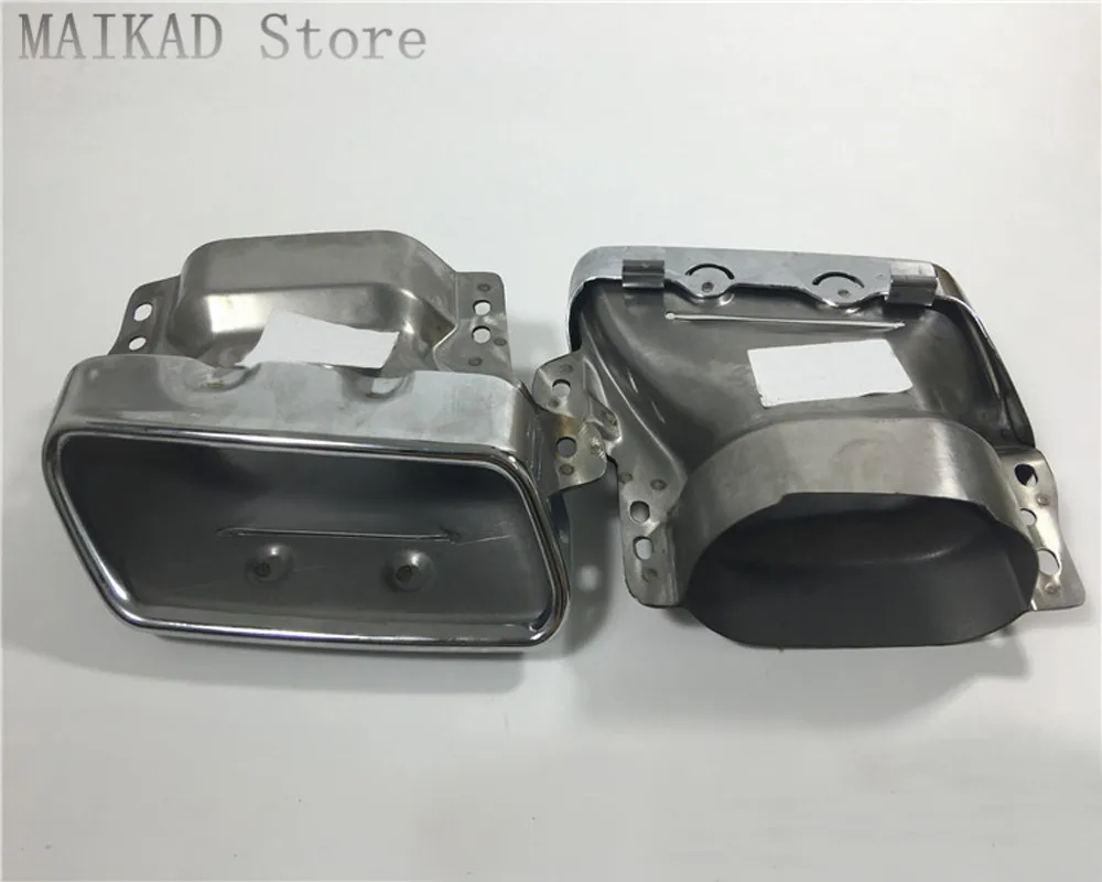 1 пара/2 шт. выхлопная труба планки Обложка для Mercedes Benz W164 ML280 ML300 ML320 ML350 ML420 ML450 ML500