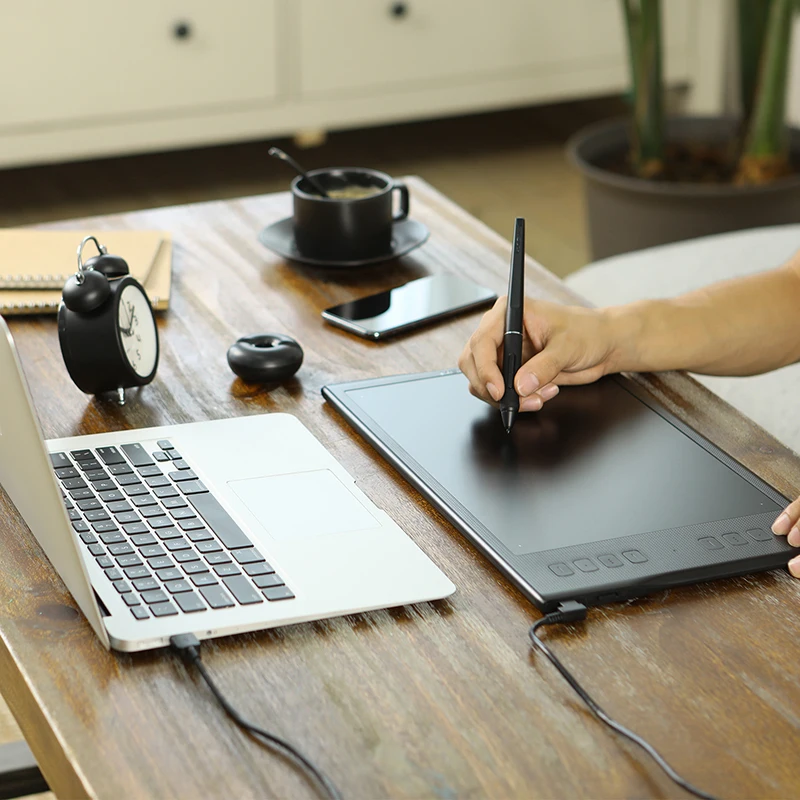 HUION INSPIROY Q11K V2 беспроводной Графический графический планшет без батареи стилус поддержка наклона цифровая ручка планшет с подарочной перчаткой