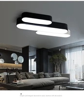modern nordic simmple black white led ceiling light black round decoration fixtures for decoration dining room living room