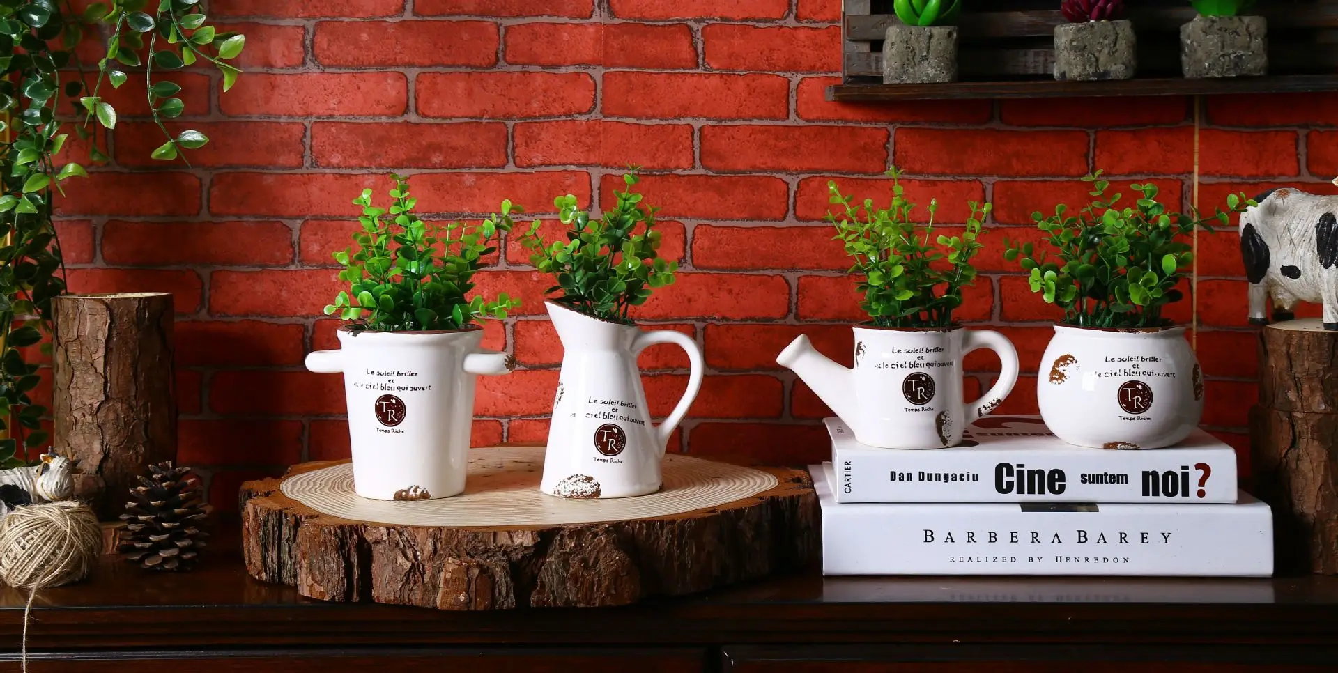 ZAKKA тип керамическая домашняя Свадебная офисная мебель имитация бонсай эвкалипт