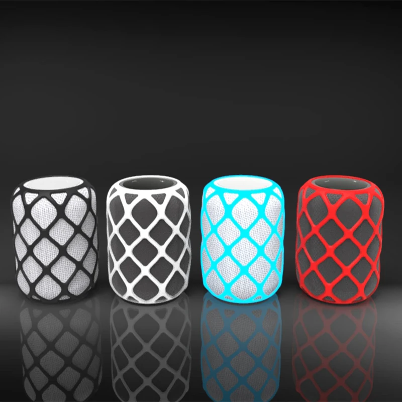 Силиконовый чехол для Homepod, анти-шок, защитный корпус динамика, флуоресцентный эффект, устойчивый к падениям