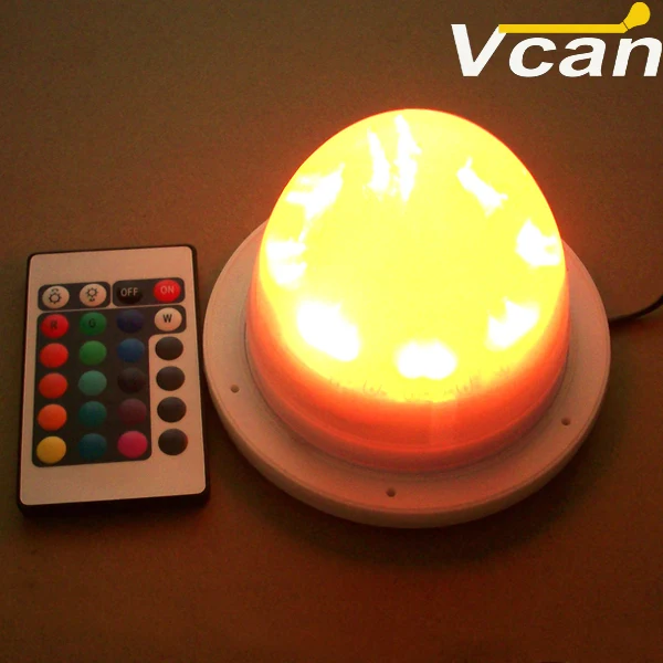 Free Shipping 10 pieces Super Bright Rechargeable 4500mAh lithium battery 16colours change Led Light for wedding and event | Лампы и