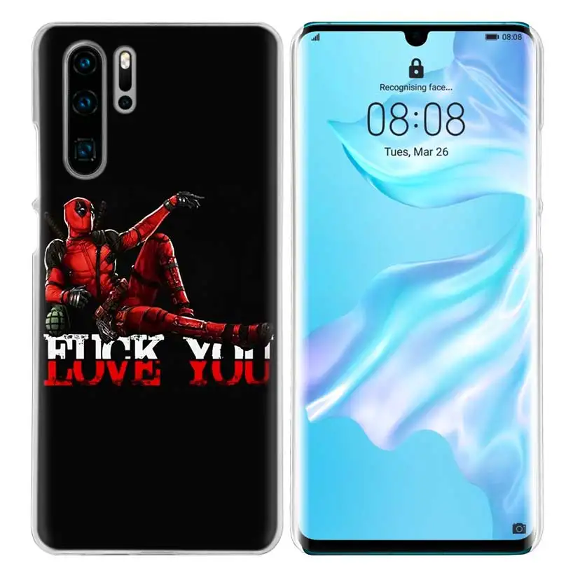 Чехол Дэдпул паук-человек для huawei P20 P Smart Z Plus P30 P10 P9 P8 mate 10 20 lite Pro жесткий чехол для телефона pc Coque