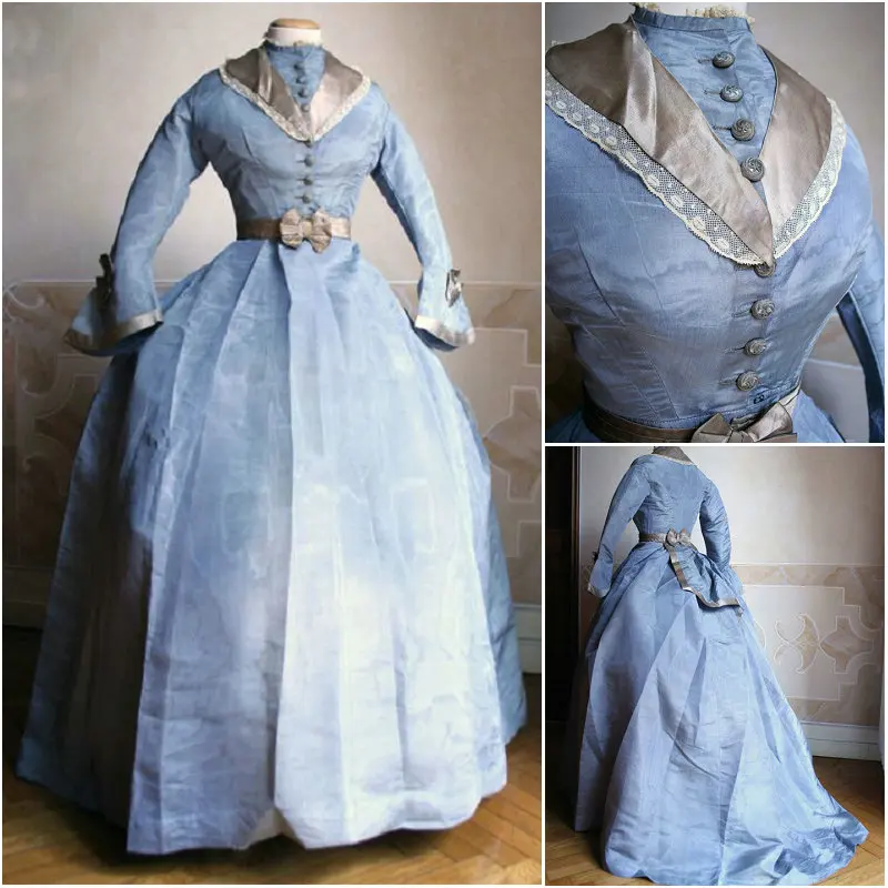 

Historical Civil War Southern Belle Gown evening Dress/Victorian Lolita dresses/scarlett dress US6-26 SC-916