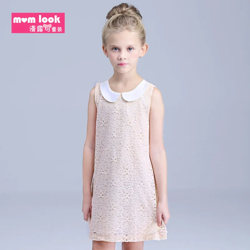 girls clothes dress 1250X0516O A special offer summer Kids Girls cotton sleeveless Korean princess on behalf of a child | Детская одежда