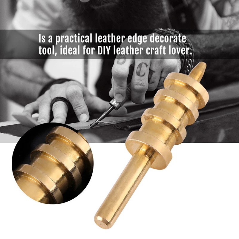 Кожаная фурнитура Чистая латунь кожа уплотнение края Горячая комплектующие для
