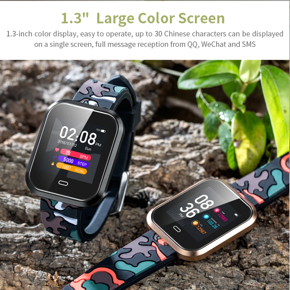 2018 The Newest CD16 Smart Watch Blood Pressure Heart Rate Monitor Sports Activity Fitness Tracker Bracelet IP67 Smartwatch | Электроника