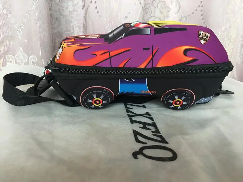 zi se LXFZQ, детские школьные ранцы для мальчиков, mochila escolar menino, 3D автомобиль, милые детские рюкзаки для малышей, детский рюкзак - Цвет: zi se