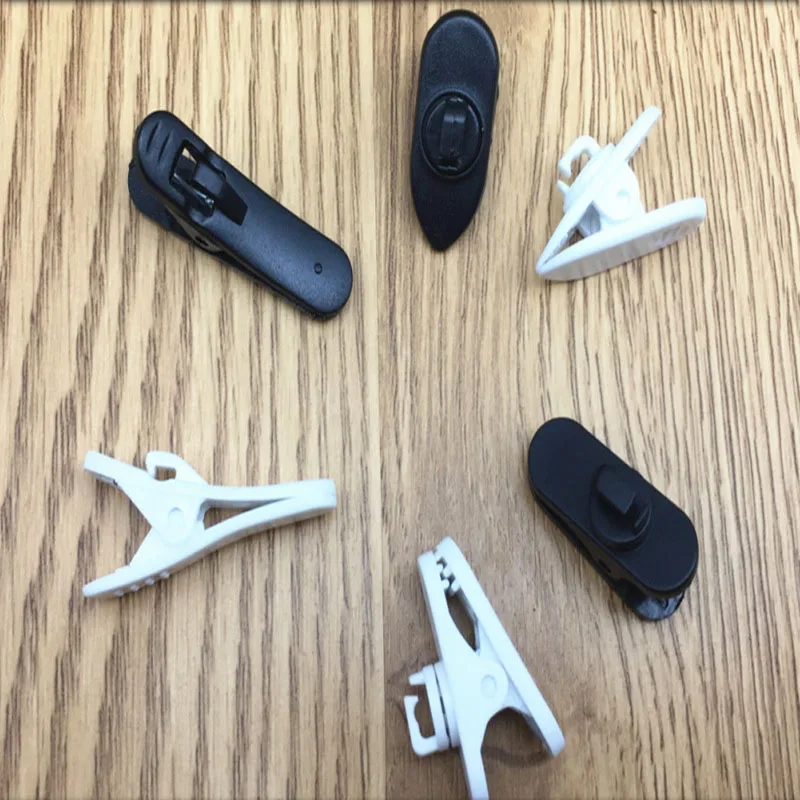 Зажим для кабеля 10 шт./лот зажим воротника рубашки держатель наушников |