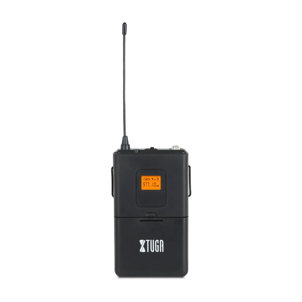 XTUGA GLXD8 портативная микрофонная система УВЧ с чехлом для переноски 2 Boydpack MIC BOX