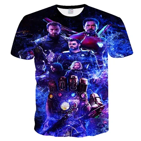 TXUO-561 Новинка года Marvel Мстители 4 финал Футболка 3d печать супергерой Америка футболка Косплей Футболка Мужская Новая летняя модная футболка - Цвет: TXUO-561