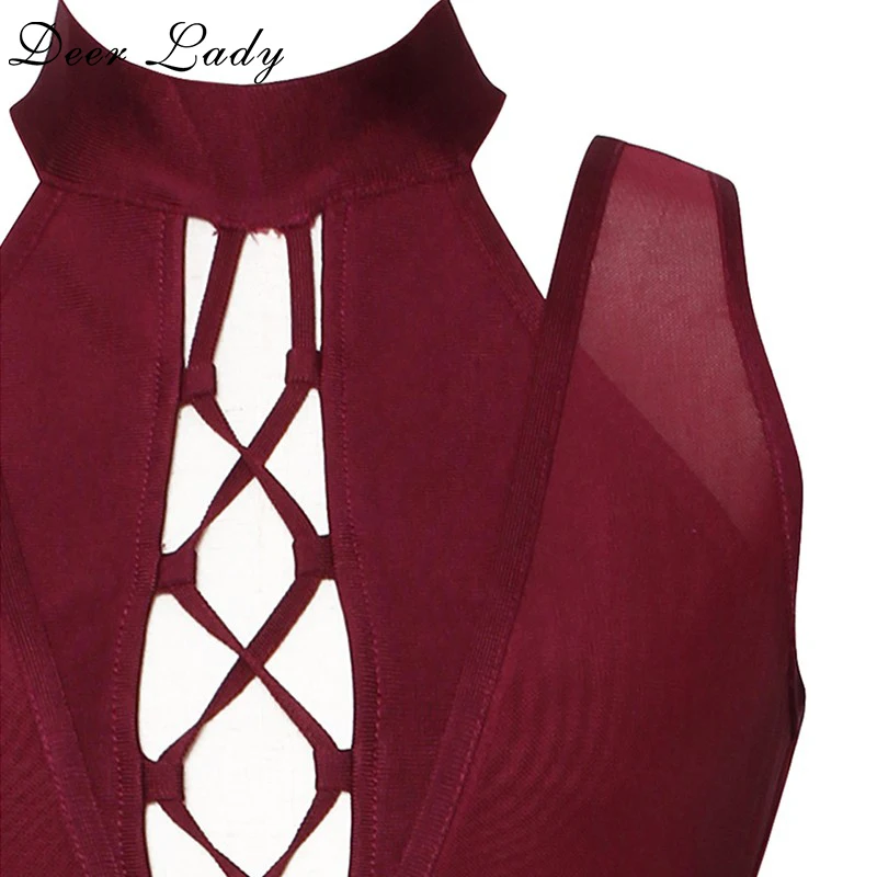 Женское Бандажное платье с оленем из вискозы 2017 женское облегающее миди винное HL